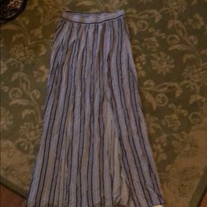 Stripped maxi skirt